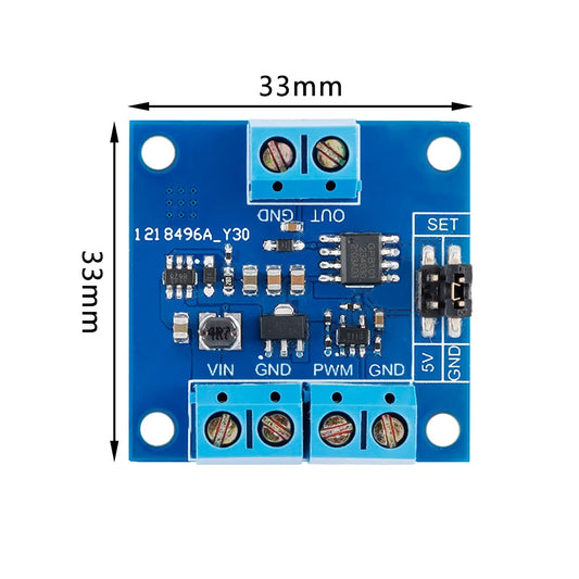 22 Hz–20 kHz PWM to 0–5 V / 0–10 V Voltage Frequency Converter Module