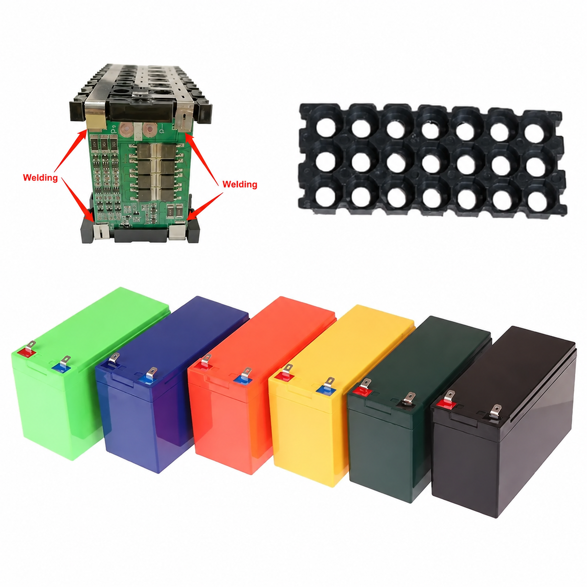 18650 Battery Cases & Assembly Accessories – Cells Not Included