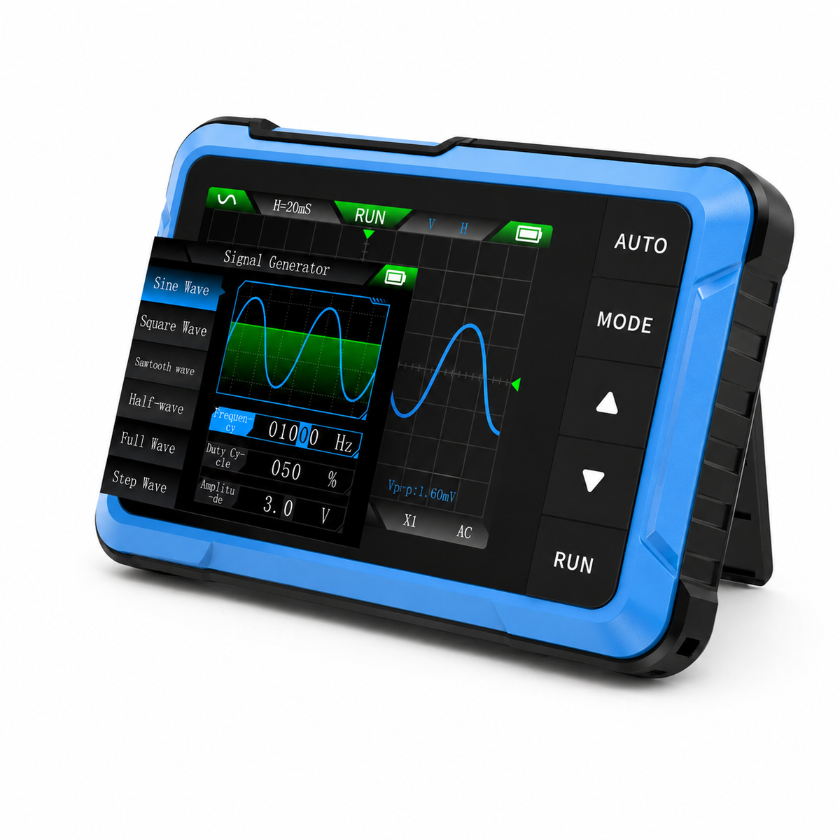 FNIRSI New DSO510 DSO152 DSO153 Mini Handheld Digital 2 IN 1 Oscilloscope Portable 48MS/s 10MHz Bandwidth Electronic Repair Tool