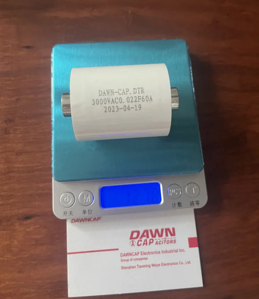 DAWNCAP DTR Series High Voltage Polypropylene Film Capacitor | 0.01µF–0.05µF | 3000–6000VDC