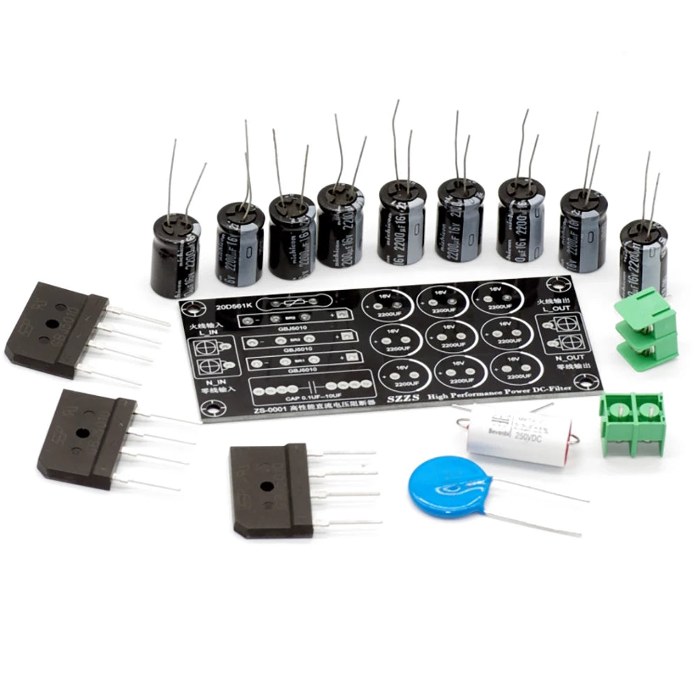 20A AC Power Filter DC Blocker Audio Isolation Surge Protector