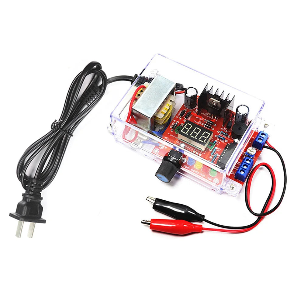 LM317 DC regulated adjustable power supply module 110V 220V DIY electronic welding kit Multi-function welding training