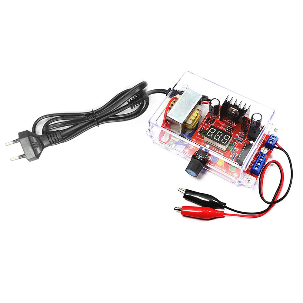 LM317 DC regulated adjustable power supply module 110V 220V DIY electronic welding kit Multi-function welding training