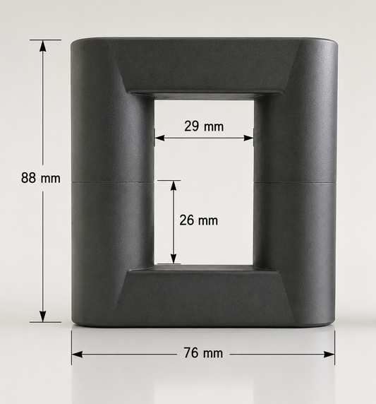 UY24 MnZn PC95 Ferrite Core Pair – 4200nH/N² High-Frequency Transformer Core
